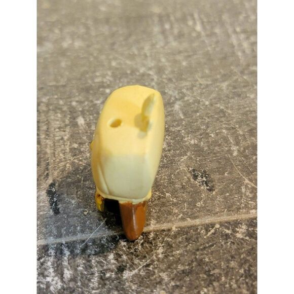 Miniature brown tan owl baby bird toy figure - Picture 2 of 3